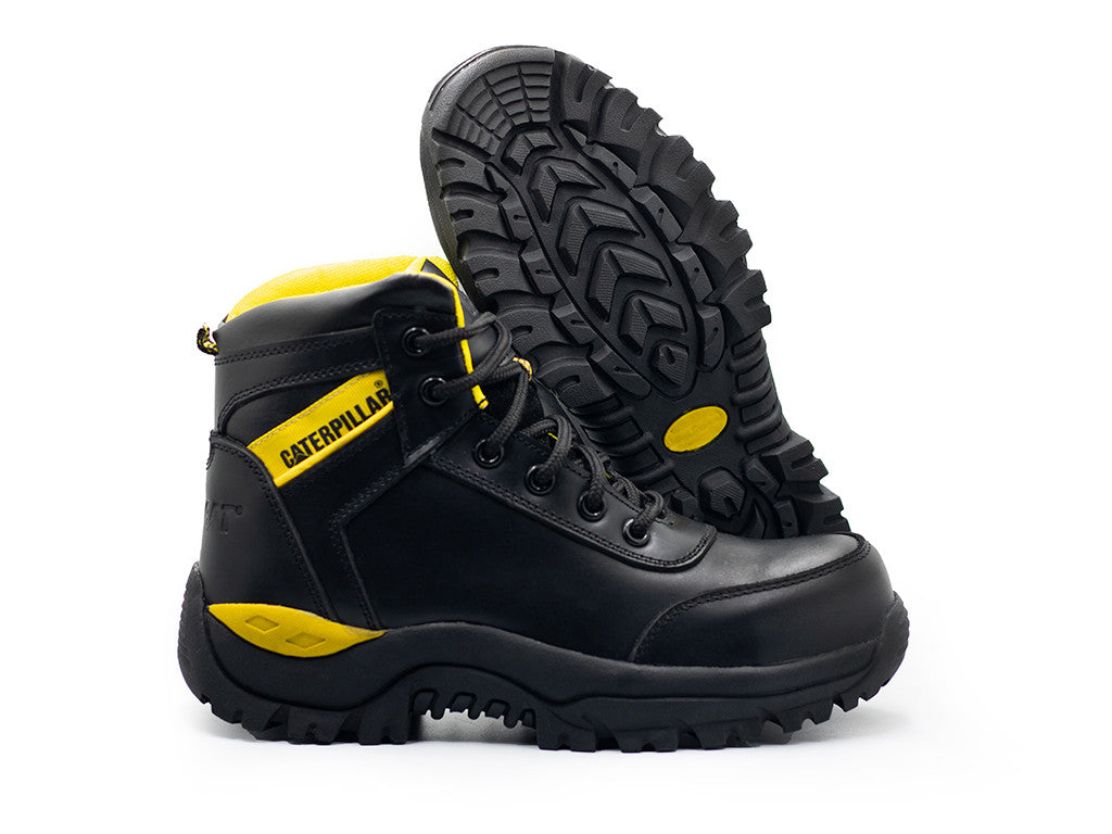 Bota Caterpillar con Puntera Color Negro
