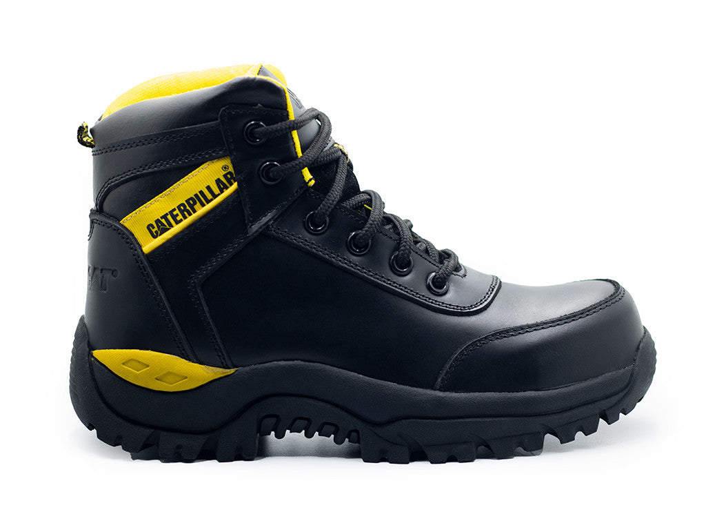 Bota Caterpillar con Puntera Color Negro