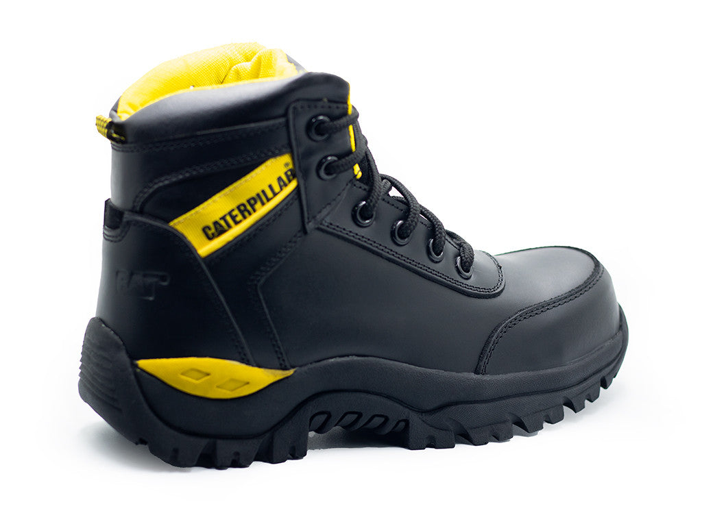 Bota Caterpillar con Puntera Color Negro