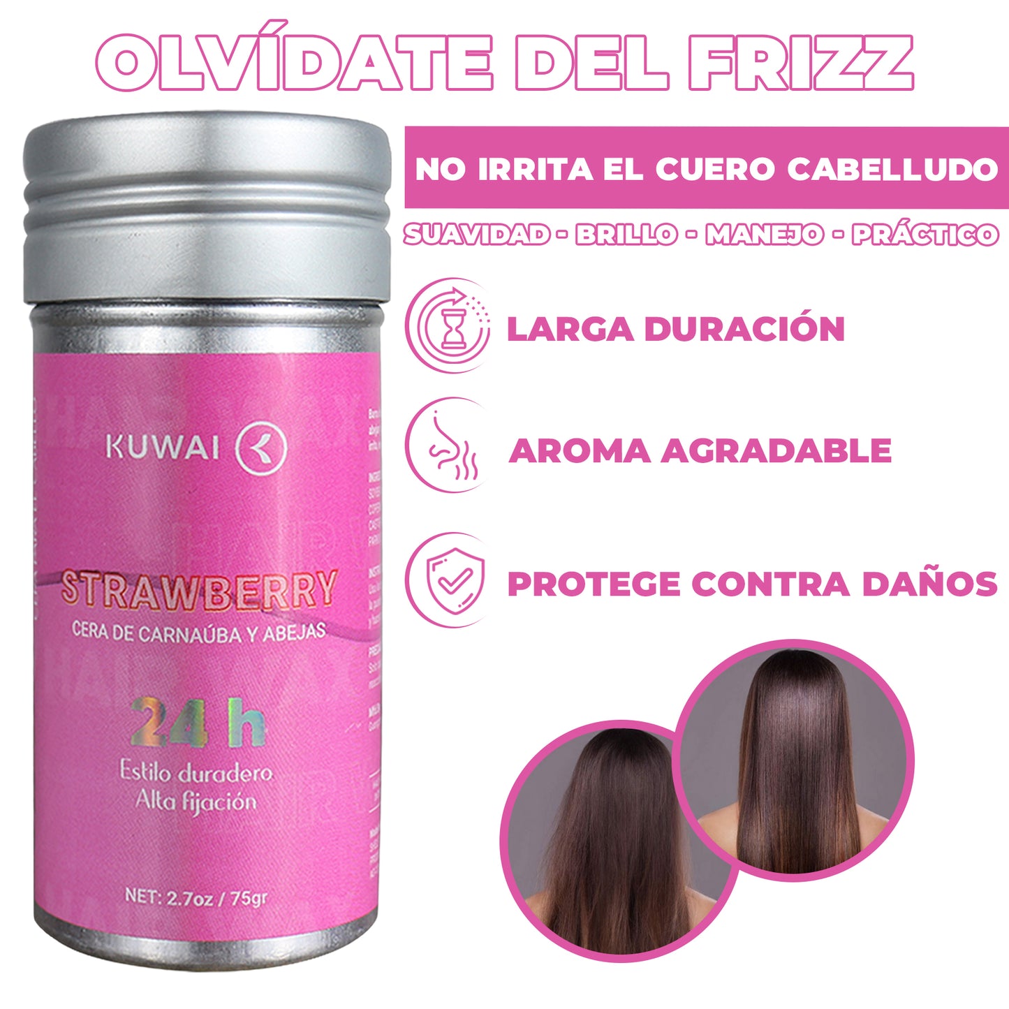 CERA PARA EL CABELLO DE KUWAI